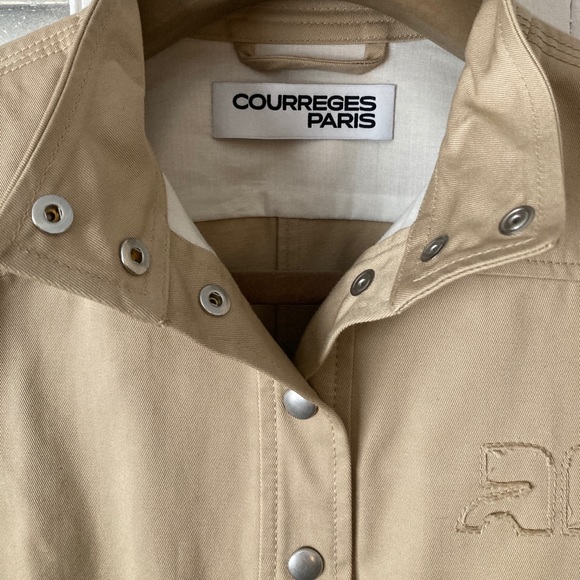 COURRÈGES PARIS•SZ 38•CHEST LOGO-PRINT JACKET• - Picture 5 of 16